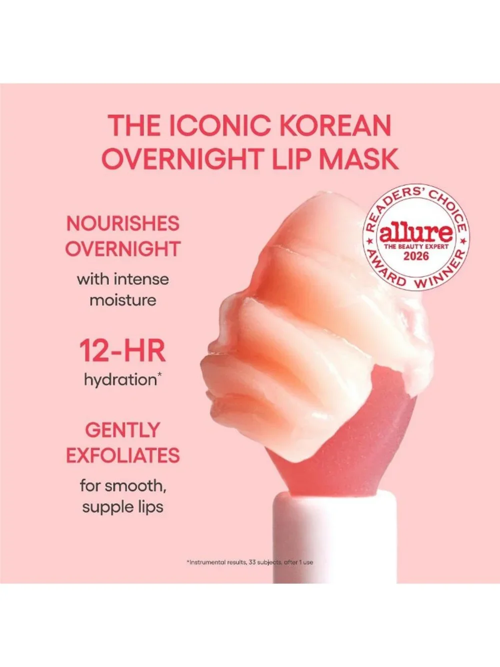 Hydrating Overnight Lip Mask for Dry Lips | Nourishing Treatment with Vitamin C